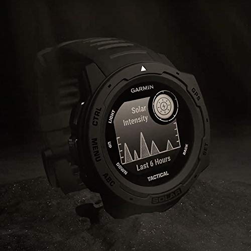 Garmin Instinct Solar Tactical (Moss) Power Bundle +PlayBetter