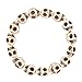 LovelyJewelry Tibetan Prayer Multi Color Skull Beads Handmade Bracelets for Girls for (Synthetic Crystal)