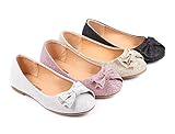 Fashion Glitter Bowknot Slip-on Cute Kids / Youth Sneakers Girls Flats Dress Shoes New Without Box