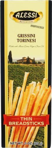 Alessi Thin Breadsticks, 3-Ounce Boxes (Pack of 3)
