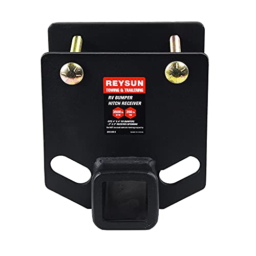 REYSUN Trailer Hitch 863803 RV Bumper Hitch Receiver Adapter, 2 inch