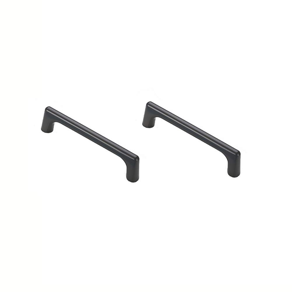 BOZONLI 2 Pack Grey Cupboard Handles, 96mm Kitchen Door Handles Cabinet Handles Furniture Drawer T Bar Pulls