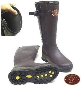 botte caoutchouc avec fermeture eclair