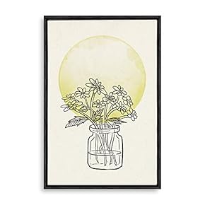 signwin Framed Canvas Wall Art Modern Geometric Pattern...