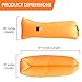 Vitchelo Inflatable Lounger Air Sofa Hammock Portable Lounge for Kids & Adults - Blow Up Couches and Sofas Chairs Best for Indoor & Outdoor Camping Beach Pool Festivals Concert Park Picnic Vacations