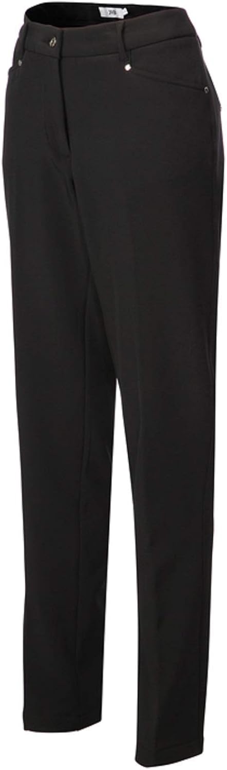 JRB Ladies Golf Wind Stopper Fleece Lined Winter Warm Golf Trousers Size 14 Black: Amazon.co.uk 