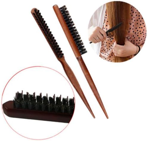 Sumanee Hair Brush Styling Comb Back Combing Teasing Brushes Pointed Tail Bristle Brush