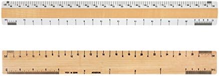 Woodrow 12" Architectural 2 Bevel Wood Ruler