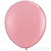 AFTERLOON® Biodegradable Balloons 6 pcs 36 Inch Pear Shaped Giant Extra Large Blush Pink, Thickened Strong Natural Latex Jumbo XL Big Helium Float, for Baby Gender Reveal Birthday Party Decorations