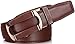 Marino Men’s Genuine Leather Ratchet Dress Belt With Automatic Buckle, Enclosed in an Elegant Gift Box - Umber Nut - Adjustable from 28
