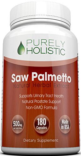 Saw Palmetto 180 Capsules â˜… 100% MONEY BACK GUARANTEE â˜… Saw Palmetto Extract 500mg - FULL- 6 Months Supply