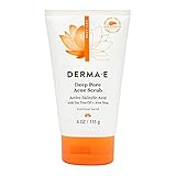 DERMA E Natural Body Care Very Clear Cleansing Facial Scrub, 4 Ounce