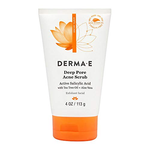 Derma E Natural Body Care Very Clear Cleansing Facial Scrub, 4 Ounce