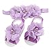 LD DRESS Baby Girl Foot Flower + Headband (Lilac)…