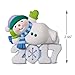 Hallmark 1295QX9325 Frosty Fun Decade #8 Lounging Snowman Keepsake Christmas Ornaments