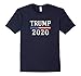 Mens Trump 2020 T-shirt - T1104 Large Navy