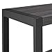 Walker Edison Industrial Wood End Side Accent Table Living Room Entryway Kitchen Dining Room Console Living Room, 24 Inch, Charcoal