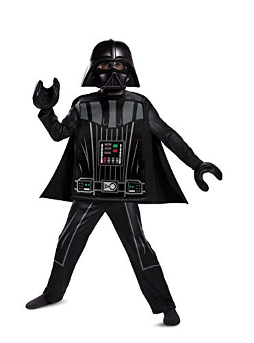Disguise Lego Darth Vader Costume for Kids, Deluxe