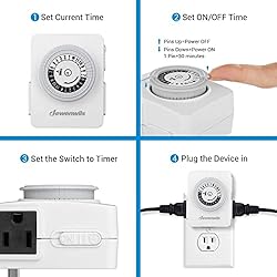 DEWENWILS 24-Hour Indoor Mechanical Outlet