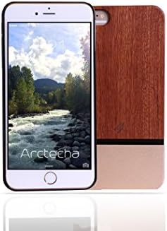 iPhone 6 / 6s plus case, wood and metal - Unique case for all Apple iPhone 6 / 6s plus phones. Perfect fit and slim iPhone case - Case offers protection and premium looks and vibrant trendy colors