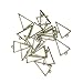 WSSROGY 20 Pack 30 x 20 mm Antique Bronze Triangle Framework Open Back Bezel Pendant Blanks Zinc Alloy Accessories for Jewelry Making
