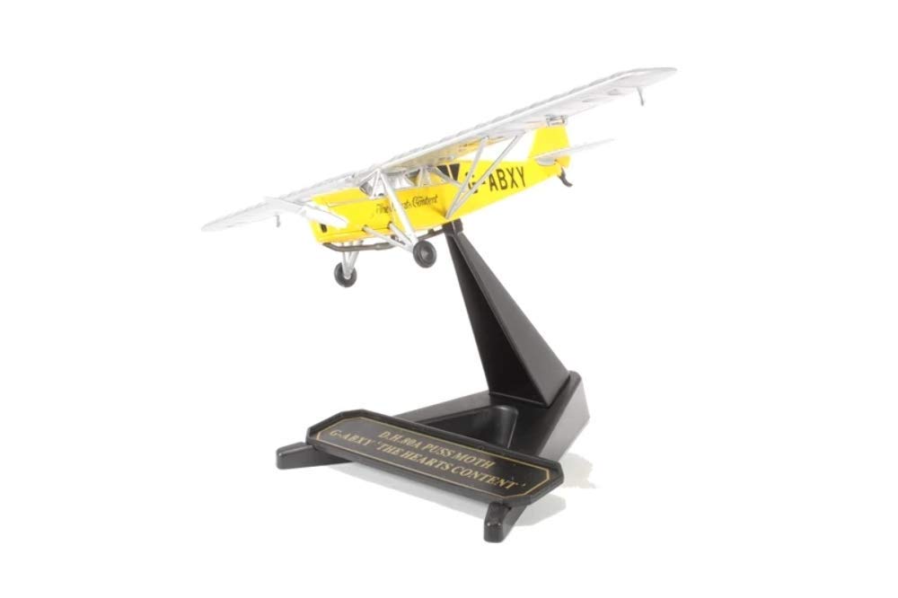 Oxford Diecast 72PM005 DH Puss Moth G-ABXY - The Hearts Content