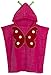 Betusline Baby Girls Children Cute Cartoon Butterfly Hooded Towel Pink