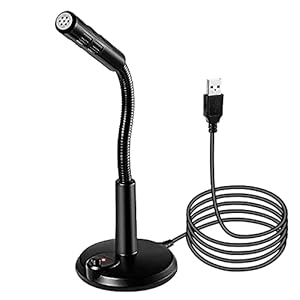 COOLCOLD USB Mic, Mic for PC, Microphone for PC, Noise Cancelling USB Microphone, Recording Mic for Laptop Desktop, Plug…
