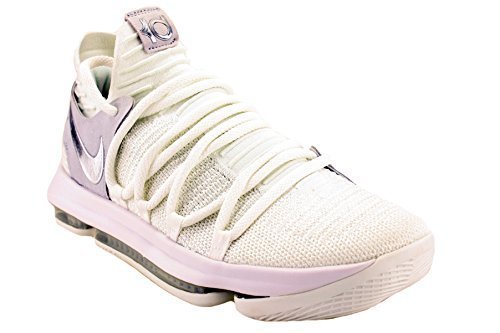 Nike NIKE ZOOM KD10 mens basketball-shoes 897815-100_11 - WHITE/CHROME-PURE PLATINUM