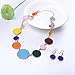 DiLiCa Women Statement Bib Necklace and Earring Set Girl Charm Costume Choker Novelty Enamel Jewelry Set