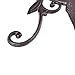 DEWEL Hanging Plant Bracket, Hummingbird Plant Hangers Outdoor Iron Hanging Baskets for Plants Decorative Wall Plant Hooks Brid Feeder Hanger Hook Hangers for Flower Basket Pot Lantern Wind Chime