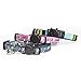 Friends Forever Breakaway Cat Collar - 3 Pack Fancy Cat Collars Breakaway with Geo Ã— Trible Pattern & Bell - Pink/Blue/Cyan Adjustable Nylon