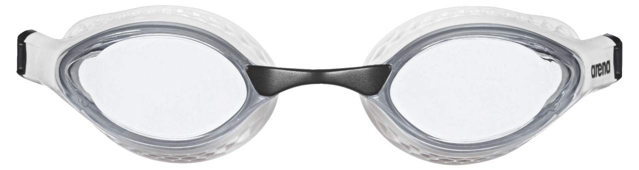ARENA Air-Speed Unisex Adult Race Swimming Goggles, Standard Pool Goggles with Wide Anti-Fog Lenses, UV Protection, 3 Interchangeable Nose Bridges, Air Seals