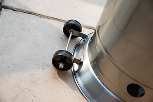 Legacy Heating 47,000 BTU Patio Heater, Stainless Steel