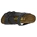 Birkenstock Pisa Sandals, Black Birko-Flor, EU 37 / US Womens 6-6.5 N