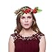 Christmas Flower Crown Headband Girls Wedding Floral Crown Artificial Pine Berry Flower Wreath Garland for Women Festival