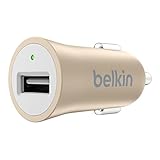 Belkin MIXIT Metallic USB Car Charger for Apple and Android Devices (2.4 Amp / 5 Watt), Gold