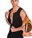 Men Waist Trainer Vest Neoprene Corset Body Shaper Zipper Sauna Sweat Tank Top Workout Shirt for Weight Loss