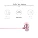 in-Ear Earbuds Headphones, Bambud Magnetic Wired Earphones Stereo Bass Noise Cancelling Ear Buds Headsets with Microphone and Volume Control for All 3.5mm Jack Phones (Rose Gold)thumb 4