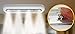 [Upgraded Generation]Ilyever Set of 2 Touch-Activated Stick-on Super Bright 4-Led Battery-0perated Touch Tap Light for Attic Basement Garage Cellar Path Stairs(White Light)