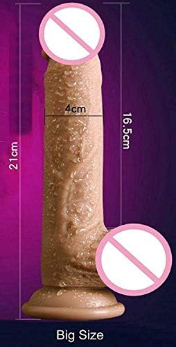 SDWEC Super Realistic s Soft Silicone Suction Cup Male Artificial PË-Nís Female Adullt Sexsexs Toys s for Women,Big Size