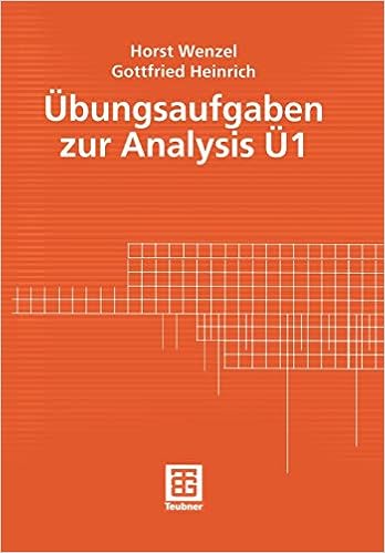 Ubungsaufgaben Zur Analysis Bd 1 Mathematik Fur Ingenieure Und Naturwissenschaftler Okonomen Und Landwirte Amazon De Wenzel Horst Heinrich Gottfried Bucher