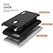TOTU iPhone 6S Plus Case, Scratch Resistant Thin Dual Layer Protective Hybrid Case Shock Absorbing Technology Case for Apple iPhone 6 plus (2014) and iPhone 6S Plus (2015) - Obsidian Black