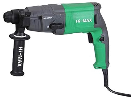 HI MAX 220 V Rotary Hammer 20 mm Capacity IC-072 RPM 1000 Operating (Green)