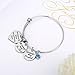 Udobuy Stainless Steel Best Friends Bracelets Not Sisters by Blood But Sisters by Heart Bangle Bracelet Friend Jewelry for Friends