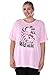 Disney Womens Plus Size T-Shirt Cheshire Cat Alice in Wonderland (ICY Pink, 2X)