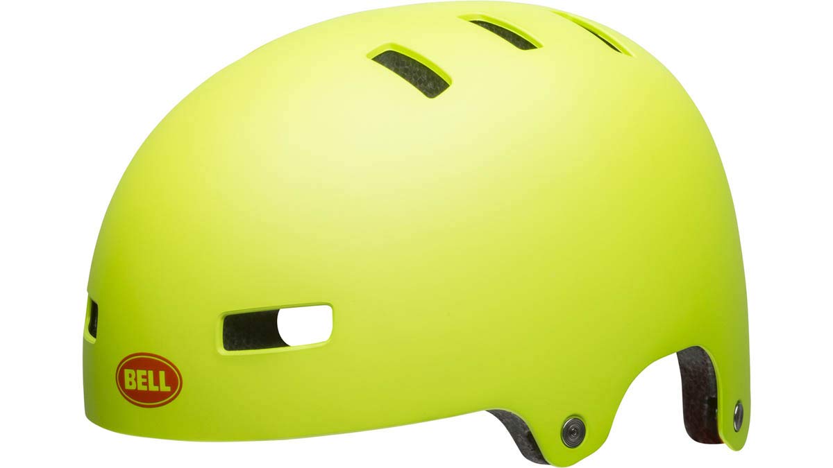 BELL Kids' Span Youth Cycling Helmet, Matte Bright Green, Small/51-55 cm