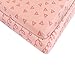 Ely's & Co. Crib Sheet Set | Toddler Sheet 100% Jersey Cotton 2 Pack - Pink Triangle and Squiggles