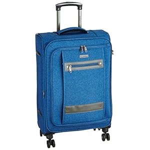 Kenneth Cole New York Fabric 20″ Navy Blue Softsided Cabin Luggage
