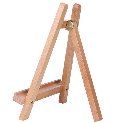 10¼" Tall Tabletop Easel - ATWORTH Small Wood Easel Painting Display Easel A-Frame